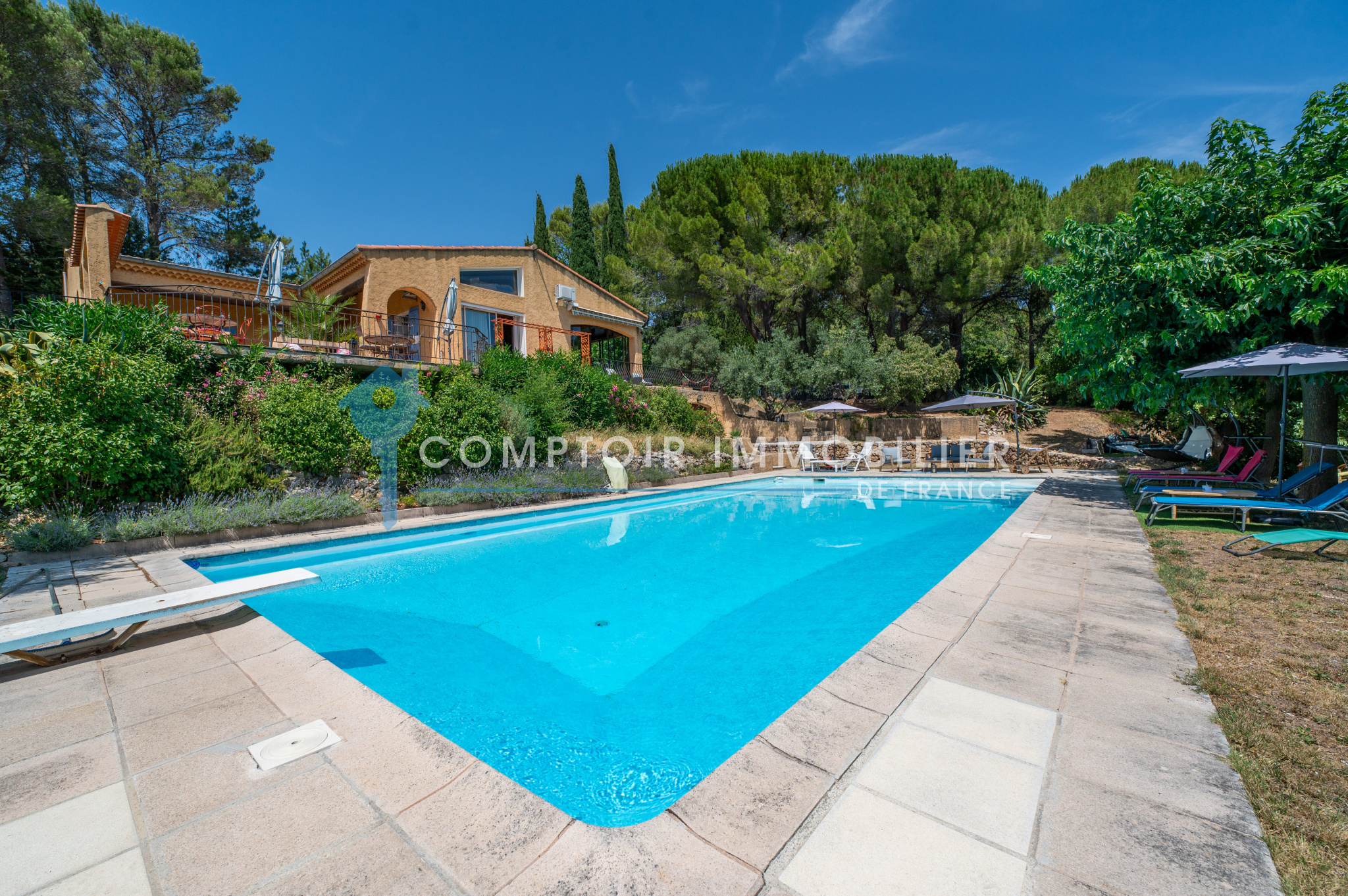 VAR (83) - À VENDRE - FLAYOSC - Superbe Villa provençale ave